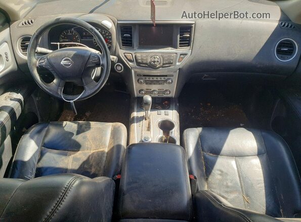 5N1DR2MM7JC611736 2018 NISSAN PATHFINDER White Вид панелі приладів