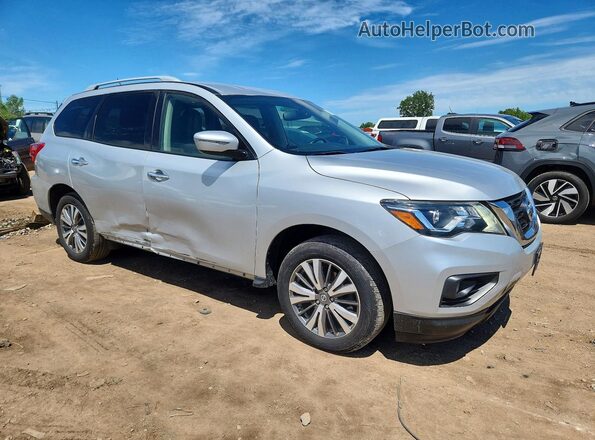 5N1DR2MM7JC634739 2018 NISSAN PATHFINDER Silver Передня права чверть