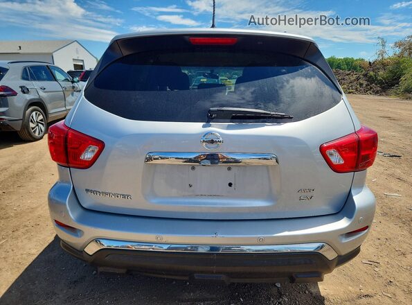 5N1DR2MM7JC634739 2018 NISSAN PATHFINDER Silver Вид ззаду