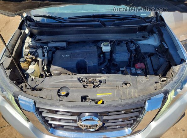 5N1DR2MM7JC634739 2018 NISSAN PATHFINDER Silver Вид підкапотного простору