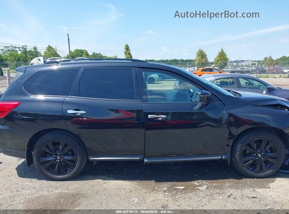 5N1DR2MM7JC639326 2018 NISSAN PATHFINDER Черный Вид задней части салона