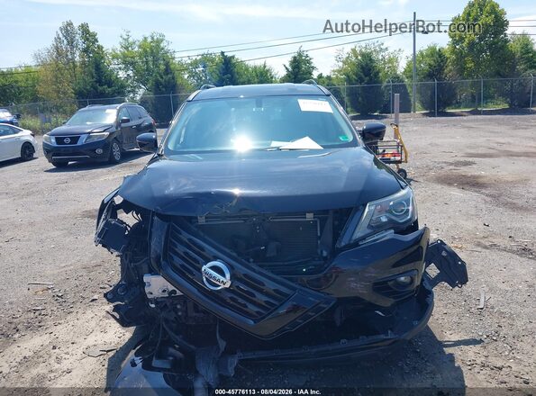 5N1DR2MM7JC639326 2018 NISSAN PATHFINDER Черный Вид щитка приборов