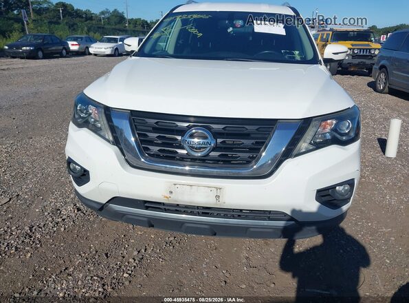 5N1DR2MM7JC642713 2018 NISSAN PATHFINDER White Instrument cluster view