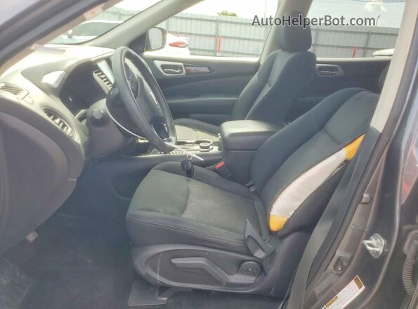 5N1DR2MM7JC678417 2018 NISSAN PATHFINDER Gray წინა სალონის ხედი