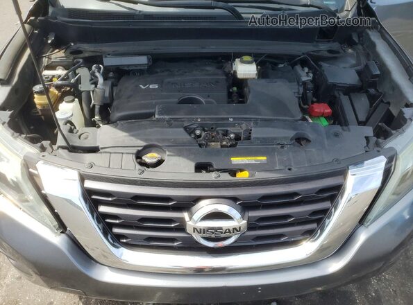 5N1DR2MM7JC678417 2018 NISSAN PATHFINDER Gray ძრავის განყოფილების ხედი
