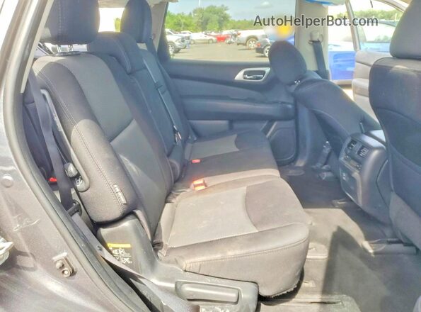 5N1DR2MM7JC678417 2018 NISSAN PATHFINDER Gray უკანა სალონის ხედი
