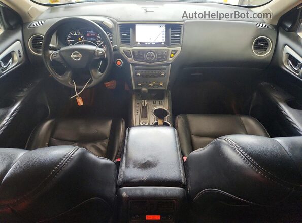 5N1DR2MM7KC587245 2019 NISSAN PATHFINDER White Առջևի վահանակի տեսք