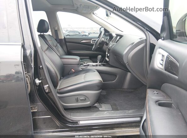 5N1DR2MM7KC653602 2019 NISSAN PATHFINDER Black წინა სალონის ხედი