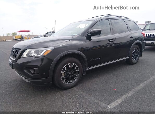 5N1DR2MM7KC653602 2019 NISSAN PATHFINDER Black წინა მარცხენა ხედი სამი მეოთხედიდან