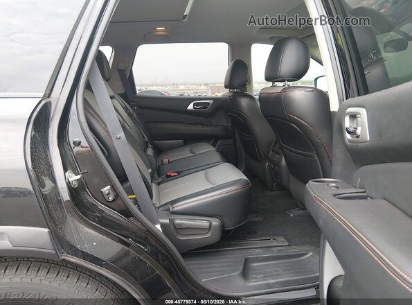 5N1DR2MM7KC653602 2019 NISSAN PATHFINDER Black VIN კოდის სტიკერის ხედი