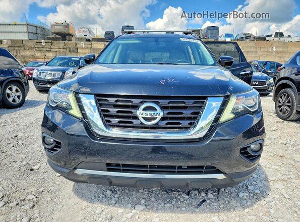 5N1DR2MM8HC618303 2017 NISSAN PATHFINDER Black Դիմացի տեսք
