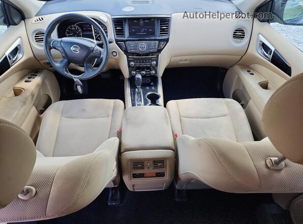 5N1DR2MM8HC618303 2017 NISSAN PATHFINDER Black Առջևի վահանակի տեսք