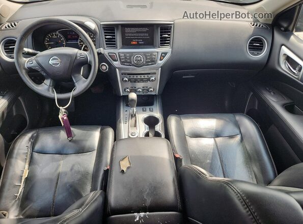 5N1DR2MM8HC662088 2017 NISSAN PATHFINDER Black Widok deski rozdzielczej