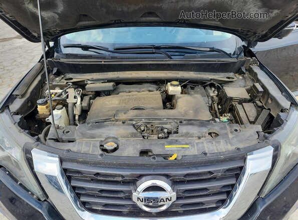 5N1DR2MM8HC662088 2017 NISSAN PATHFINDER Black Widok komory silnika