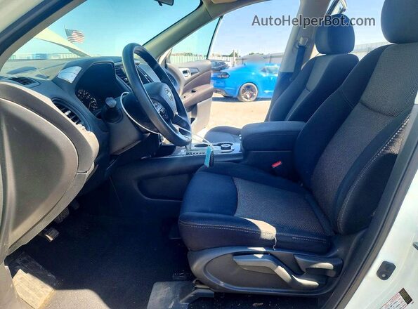 5N1DR2MM8HC695012 2017 NISSAN PATHFINDER White წინა სალონის ხედი