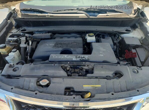5N1DR2MM8HC695012 2017 NISSAN PATHFINDER White ძრავის განყოფილების ხედი