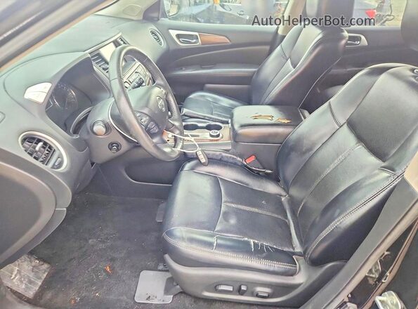 5N1DR2MM8HC905169 2017 NISSAN PATHFINDER Black Widok wnętrza z przodu