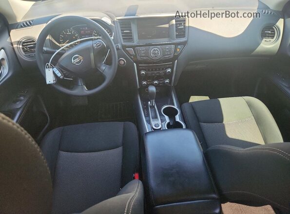 5N1DR2MM8JC668351 2018 NISSAN PATHFINDER White Dashboard view
