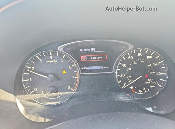 5N1DR2MM8JC668351 2018 NISSAN PATHFINDER White Instrument cluster view