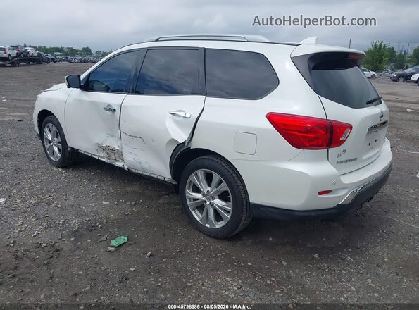 5N1DR2MM8KC597475 2019 NISSAN PATHFINDER White Trasero izquierdo
