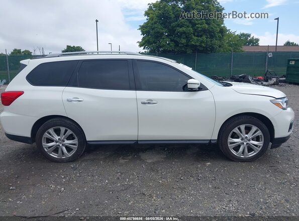 5N1DR2MM8KC597475 2019 NISSAN PATHFINDER White Vista interior trasera