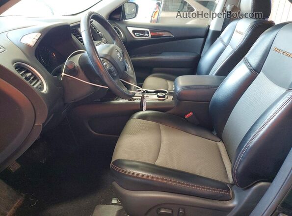 5N1DR2MM8KC625291 2019 NISSAN PATHFINDER Black Widok wnętrza z przodu