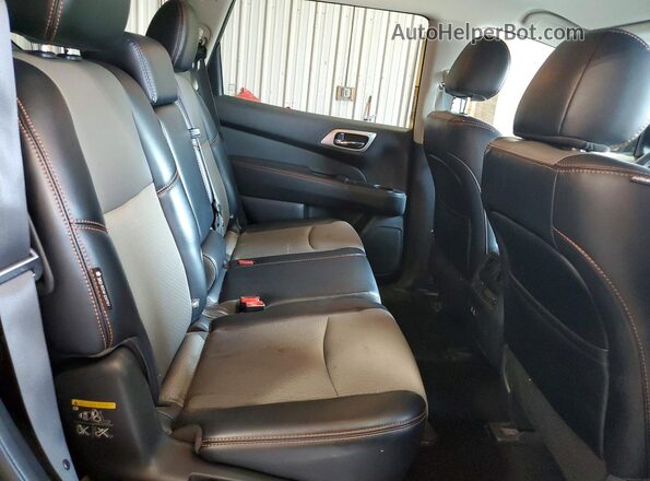 5N1DR2MM8KC625291 2019 NISSAN PATHFINDER Black Widok tylnych siedzeń
