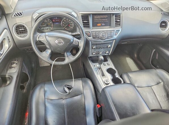 5N1DR2MM9HC606791 2017 NISSAN PATHFINDER Gray Widok deski rozdzielczej