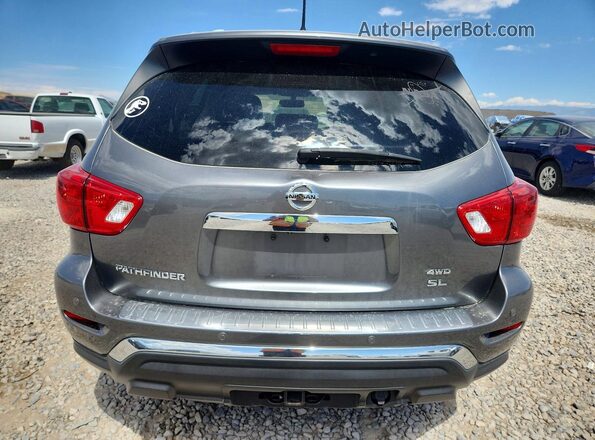 5N1DR2MM9HC606791 2017 NISSAN PATHFINDER Gray Widok z tyłu