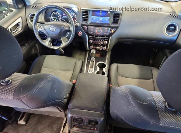 5N1DR2MM9HC613241 2017 NISSAN PATHFINDER Brown Вид панелі приладів