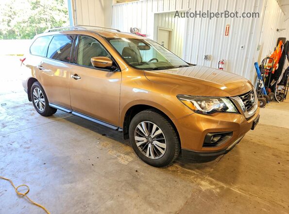 5N1DR2MM9HC613241 2017 NISSAN PATHFINDER Brown Передня права чверть