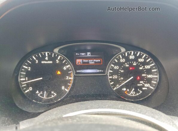 5N1DR2MM9HC623896 2017 NISSAN PATHFINDER Black Widok zestawu wskaźników