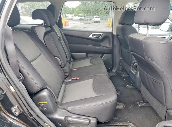 5N1DR2MM9HC623896 2017 NISSAN PATHFINDER Black Widok wnętrza z tyłu