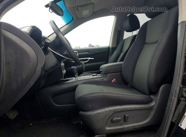 5N1DR2MM9HC623896 2017 NISSAN PATHFINDER Black Widok wnętrza z przodu