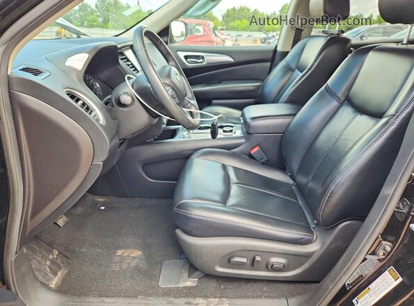 5N1DR2MM9HC642979 2017 NISSAN PATHFINDER Black Vista interior delantera