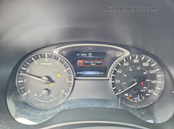 5N1DR2MM9HC642979 2017 NISSAN PATHFINDER Black Vista del cuadro de instrumentos