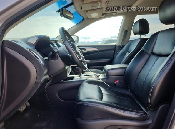 5N1DR2MM9HC643470 2017 NISSAN PATHFINDER Silver წინა სალონის ხედი