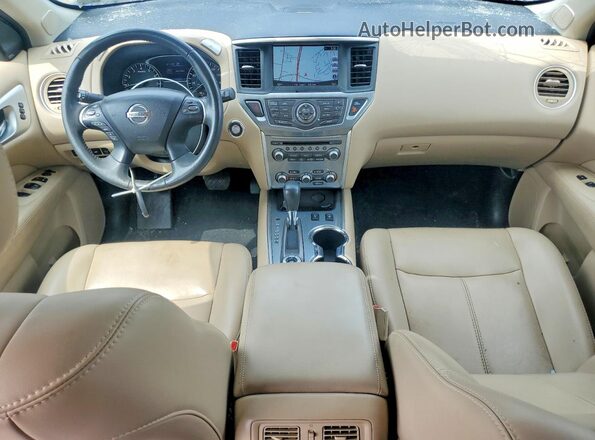 5N1DR2MM9HC684469 2017 NISSAN PATHFINDER Blue წინა პანელის ხედი