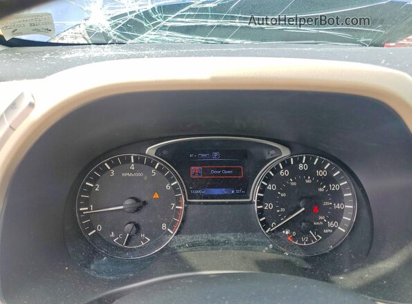 5N1DR2MM9HC684469 2017 NISSAN PATHFINDER Blue ხელსაწყოთა პანელის ხედი