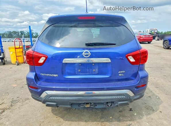 5N1DR2MM9HC684469 2017 NISSAN PATHFINDER Blue უკანა ხედი