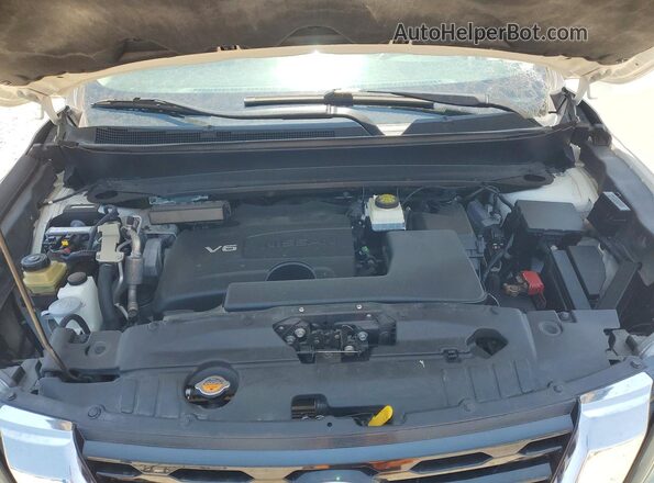 5N1DR2MM9HC911093 2017 NISSAN PATHFINDER White Vista del compartimento del motor