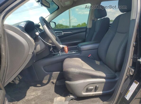 5N1DR2MM9JC602746 2018 NISSAN PATHFINDER Black Widok wnętrza z przodu
