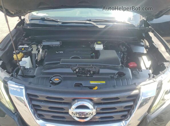 5N1DR2MM9JC602746 2018 NISSAN PATHFINDER Black Widok wnętrza z tyłu