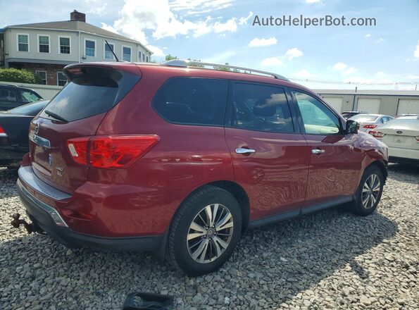 5N1DR2MM9JC613147 2018 NISSAN PATHFINDER Red Задня права чверть