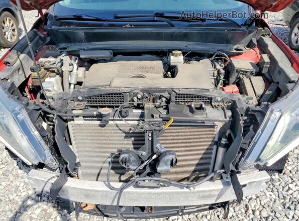 5N1DR2MM9JC613147 2018 NISSAN PATHFINDER Red Вид підкапотного простору