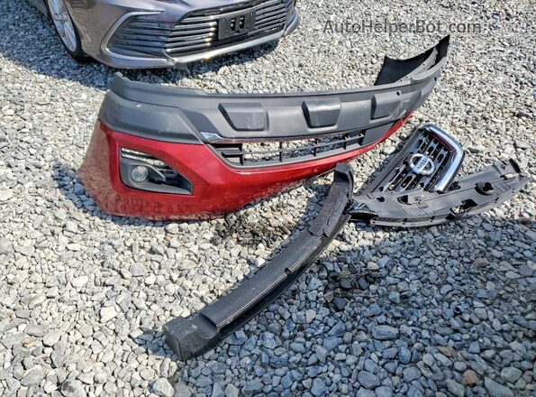 5N1DR2MM9JC613147 2018 NISSAN PATHFINDER Red Вид наклейки з VIN-кодом