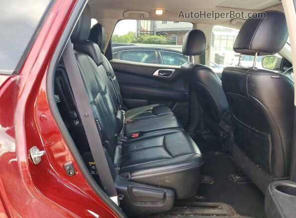5N1DR2MM9JC613147 2018 NISSAN PATHFINDER Red Вид задньої частини салону
