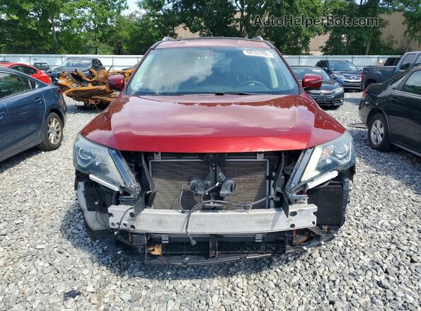 5N1DR2MM9JC613147 2018 NISSAN PATHFINDER Red Вид спереду