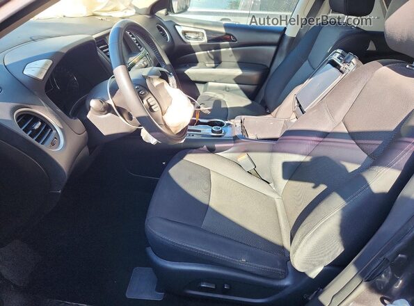 5N1DR2MM9JC655608 2018 NISSAN PATHFINDER Gray Widok wnętrza z przodu