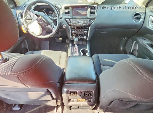 5N1DR2MM9JC655608 2018 NISSAN PATHFINDER Gray Widok deski rozdzielczej